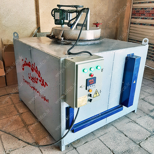 کوره تمپرینگ برقی با بارگذاری از بالا